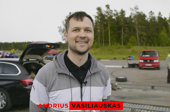 Klausimėlis drifto treniruotėje Kačerginėje